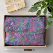 Abstracte Psychedelic Rainbow-kleuren Foliage Gard Tissuepapier (Geschenk)