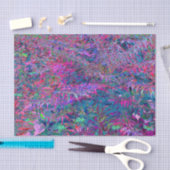 Abstracte Psychedelic Rainbow-kleuren Foliage Gard Tissuepapier (Craft)