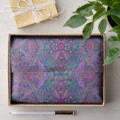 Abstracte Psychedelic Rainbow-kleuren Foliage Gard Tissuepapier (Geschenk)
