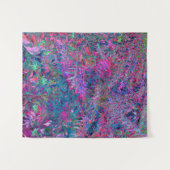 Abstracte Psychedelic Rainbow-kleuren Foliage Gard Wandkleed (Voorkant (horizontaal))