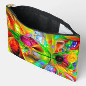 Abstracte psychedelische bloemen etui (Open)