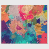 abstracte psychedelische fractale achtergrond van  cadeaupapier (Vlak)