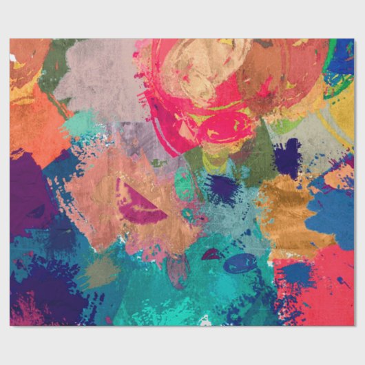 abstracte psychedelische fractale achtergrond van  cadeaupapier (Vlak)