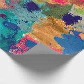 abstracte psychedelische fractale achtergrond van  cadeaupapier (Hoek)