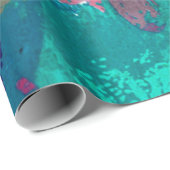 abstracte psychedelische fractale achtergrond van  cadeaupapier (Rol Hoek)