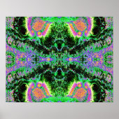 abstracte Psychedelische Kunst "DMT 2" Poster (Voorkant)