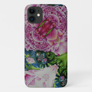 Abstracte psychedelische roze pony's Case-Mate iPhone case