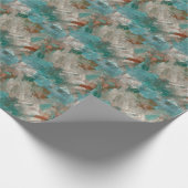 Abstracte psychedelische streken textuur. cadeaupapier (Hoek)