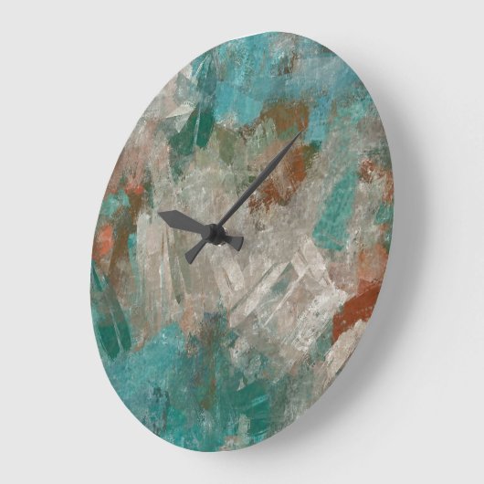 Abstracte psychedelische streken textuur. grote klok (Hoek)