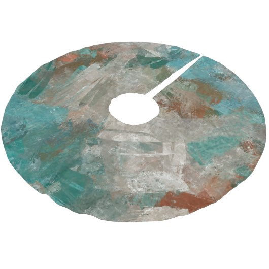 Abstracte psychedelische streken textuur. kerstboom rok (Gekanteld)