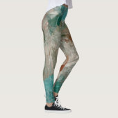 Abstracte psychedelische streken textuur. leggings (Rechts)