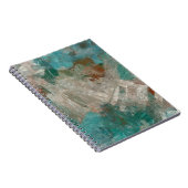 Abstracte psychedelische streken textuur. notitieboek (Rechterzijde)