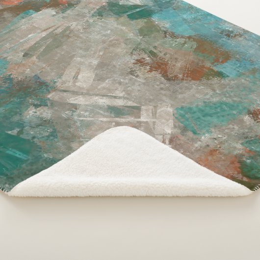 Abstracte psychedelische streken textuur. sherpa deken (3/4)