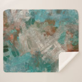 Abstracte psychedelische streken textuur. sherpa deken (Voorkant (horizontaal))