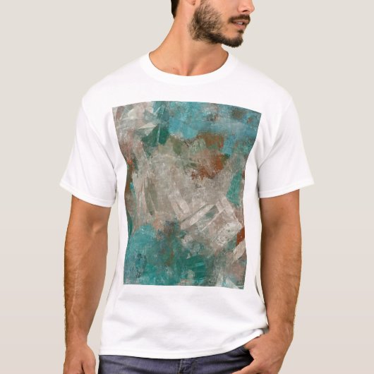 Abstracte psychedelische streken textuur. t-shirt (Voorkant)