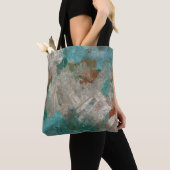 Abstracte psychedelische streken textuur. tote bag (Dichtbij)