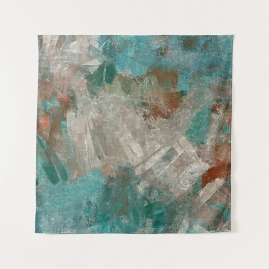 Abstracte psychedelische streken textuur. wandkleed (Voorkant)