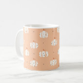Abstracte Pumpkin Pattern Coffee Mok (Voorkant links)