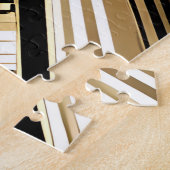 abstracte puzzel van gebroken glas legpuzzel (Zijkant)