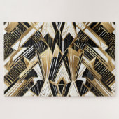 abstracte puzzel van gebroken glas legpuzzel (Horizontaal)