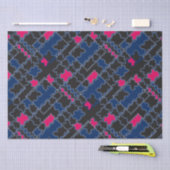 Abstracte puzzelstukonderdelen patchwerkgeometrie tissuepapier (Craft)