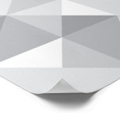 Abstracte Qatar-vlag, Qatari Colors Poster (Hoek)