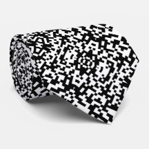 Abstracte QR-code modern zwart-wit patroon