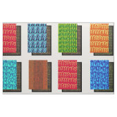 Abstracte Quiltpatroonvierkanten Stof (Fat Quarter)