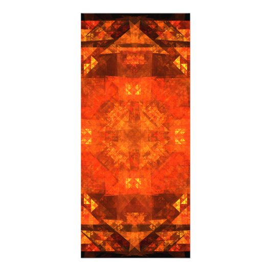 Abstracte rackkaart zonder kortingen reclamekaart (Voorkant)