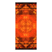 Abstracte rackkaart zonder kortingen reclamekaart (Achterkant)