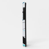 Abstracte racks in groen geel blauw Case-Mate iPhone case (Achterkant/links)