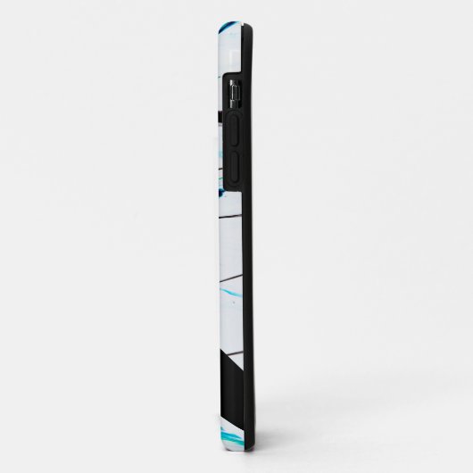 Abstracte racks in groen geel blauw Case-Mate iPhone case (Achterkant/links)