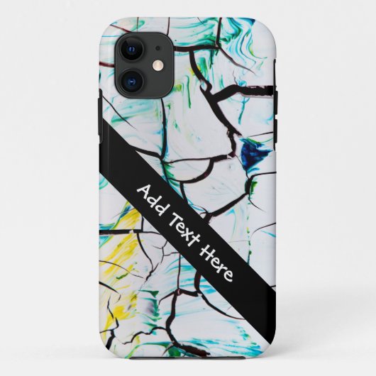 Abstracte racks in groen geel blauw Case-Mate iPhone case (Achterkant)