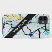 Abstracte racks in groen geel blauw Case-Mate iPhone case (Achterkant (horizontaal))