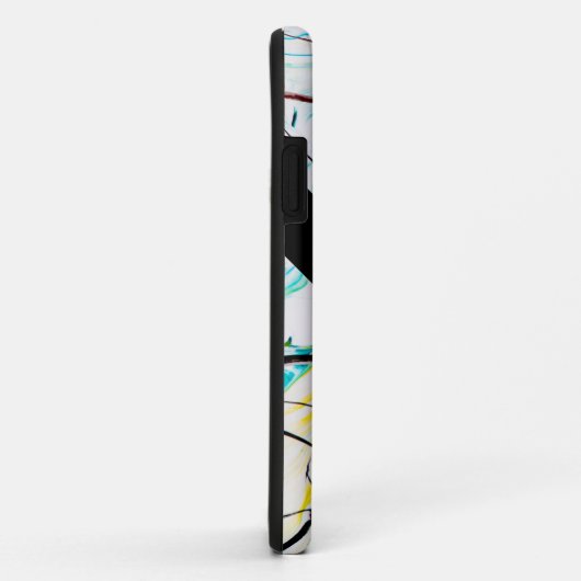 Abstracte racks in groen geel blauw Case-Mate iPhone case (Achterkant/rechts)