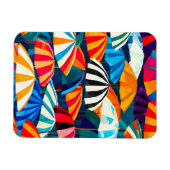 Abstracte Rainbow Beach Paraplu Magneet (Horizontaal)