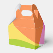 Abstracte Rainbow Custom Graduation Party Dank u Bedankdoosjes (Achterkant)