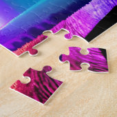 Abstracte Rainbow Enchanted Tree digitale kunst Legpuzzel (Zijkant)