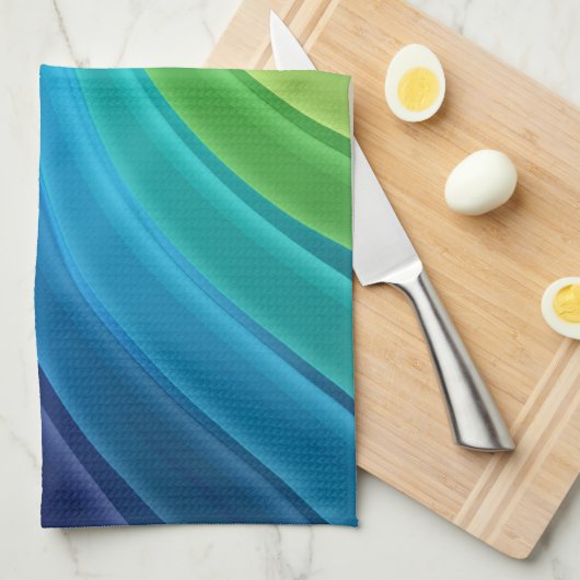 Abstracte Rainbow Kitchen Towel Theedoek (Quarter Fold)
