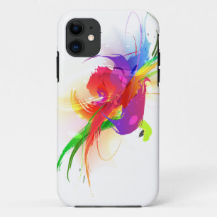 Abstracte Rainbow Loriket Paint Spletters Case-Mate iPhone Case