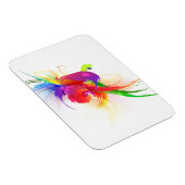 Abstracte Rainbow Loriket Paint Spletters Magneet (Rechterzijde)