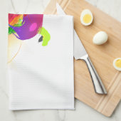 Abstracte Rainbow Loriket Paint Spletters Theedoek (Quarter Fold)