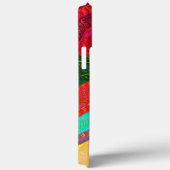 Abstracte Rainbow Stripes Inspirivity Modern Fun Case-Mate iPhone Case (Achterkant / Rechts)
