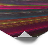 Abstracte Rainbow Swirl Canvas afdrukken Poster (Hoek)