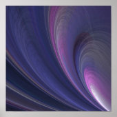 Abstracte Rainbow Swirl Canvas afdrukken Poster (Voorkant)