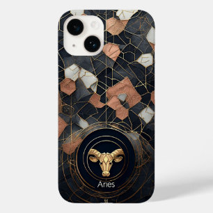 Abstracte Ram Zodiac Illustratie Modern Case-Mate iPhone 14 Hoesje