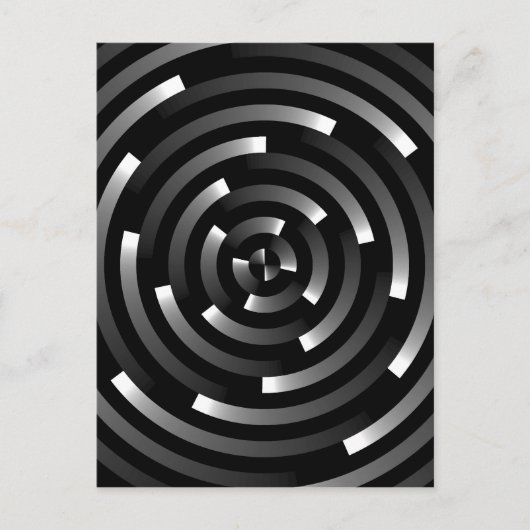 Abstracte randapparatuur A Briefkaart (Voorkant)