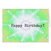 Abstracte Ray, Birthday (Voorkant Horizontaal)