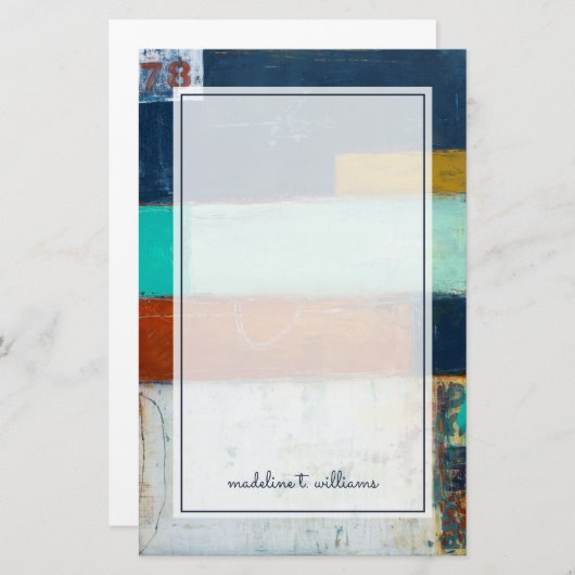 Abstracte rechthoeken briefpapier (Voorkant / Achterkant)