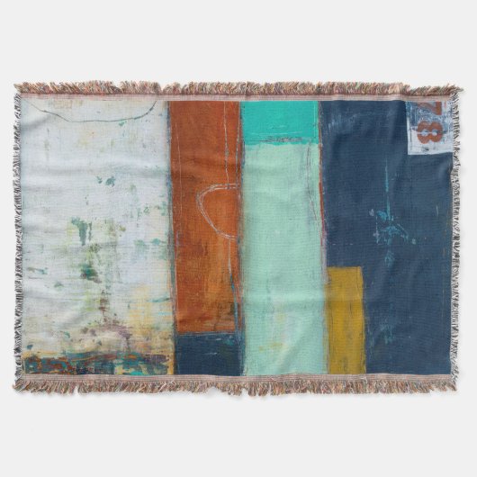 Abstracte rechthoeken deken (Voorkant)